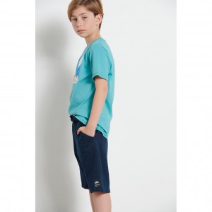 BodyTalk Boy's Bermuda sports shorts blue