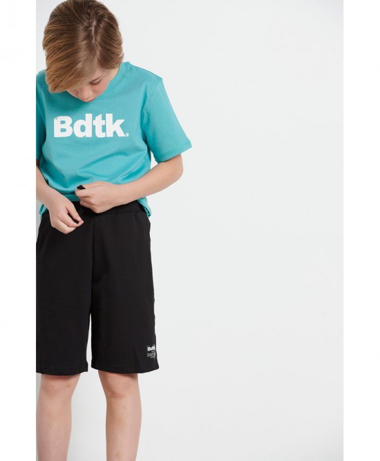 BodyTalk Παιδική βερμούδα βαμβακερή για αγόρι μαύρη
