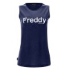 Freddy Tank top with wide straps and glossy print S2WTRT3