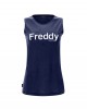 Freddy Tank top with wide straps and glossy print S2WTRT3