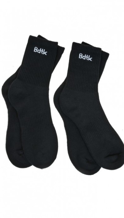 BodyTalk Unisex Κάλτσες Τέννις 2ζεύγη μαύρες